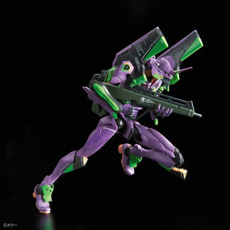 RG 泛用人型決戰兵器人造人 EVA 初號機 DX 連發射台套裝