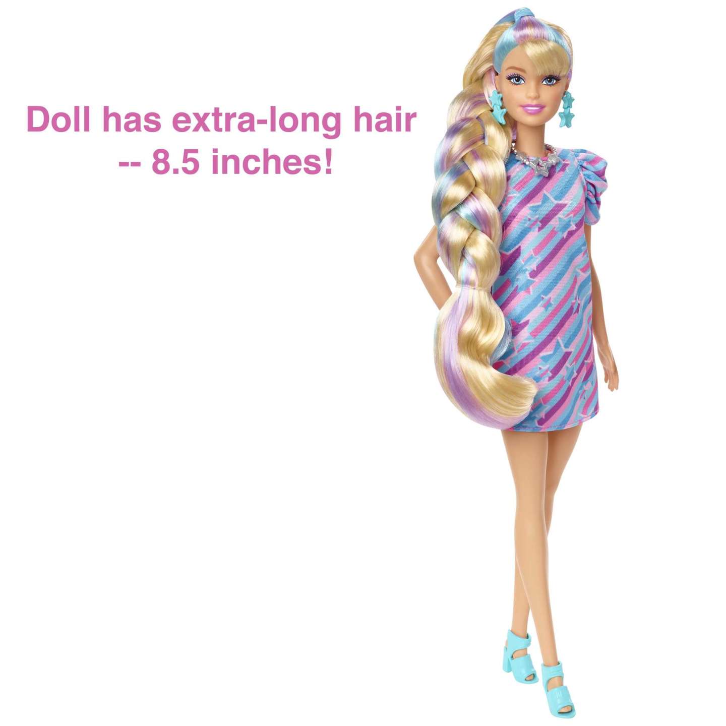 HCM88 Barbie Totally Hair Star-Themed Doll