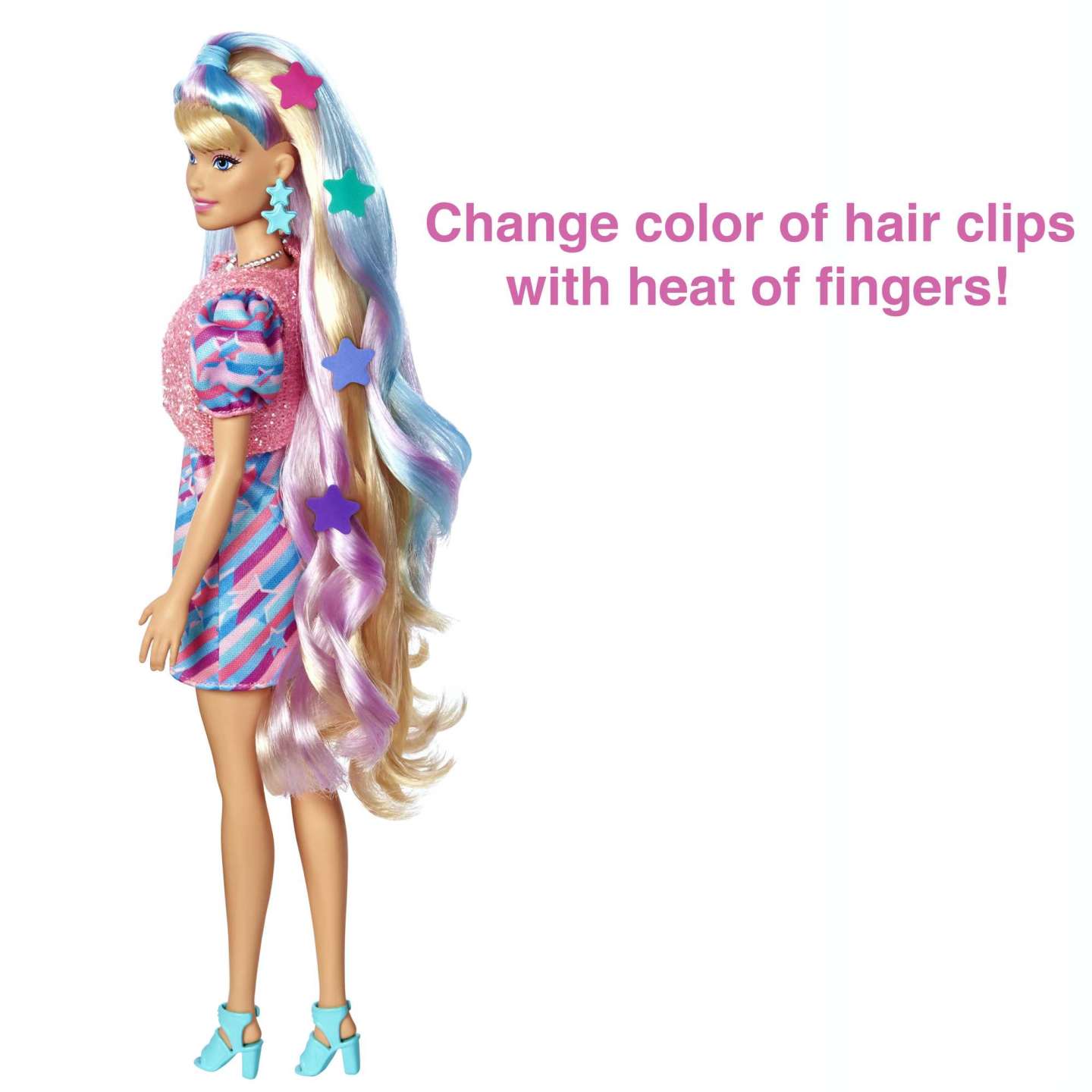 HCM88 Barbie Totally Hair Star-Themed Doll