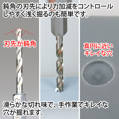 Godhand GH-DBQ-8C 快速鑽頭8件套C (1.1mm、1.2mm、1.3mm、1.4mm、1.6mm、1.7mm、1.8mm、1.9mm)