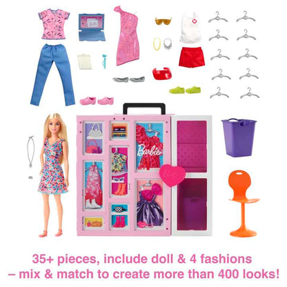 HGX57 Barbie Dream Closet Doll And Playset