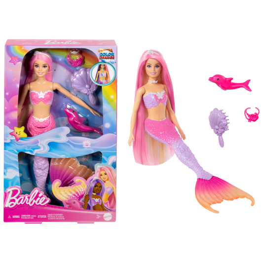 HRP97 Barbie “Malibu” Mermaid Doll With Color Change Feature