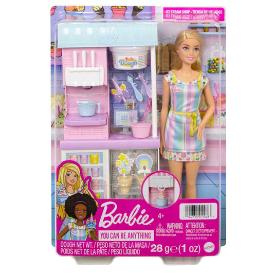 HCN46 Barbie Ice Cream Shop Playset