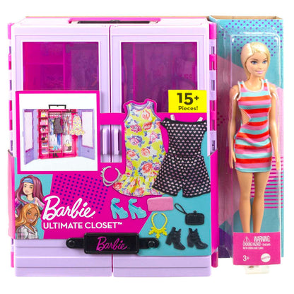 HJL66 Barbie Fashionistas Ultimate Closet Doll and Accessory