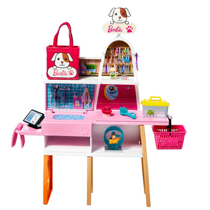 GRG90 Barbie Doll and Pet Boutique Playset