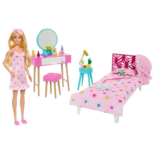 HPT55 Barbie Doll And Bedroom Playset