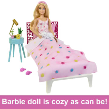 HPT55 Barbie Doll And Bedroom Playset